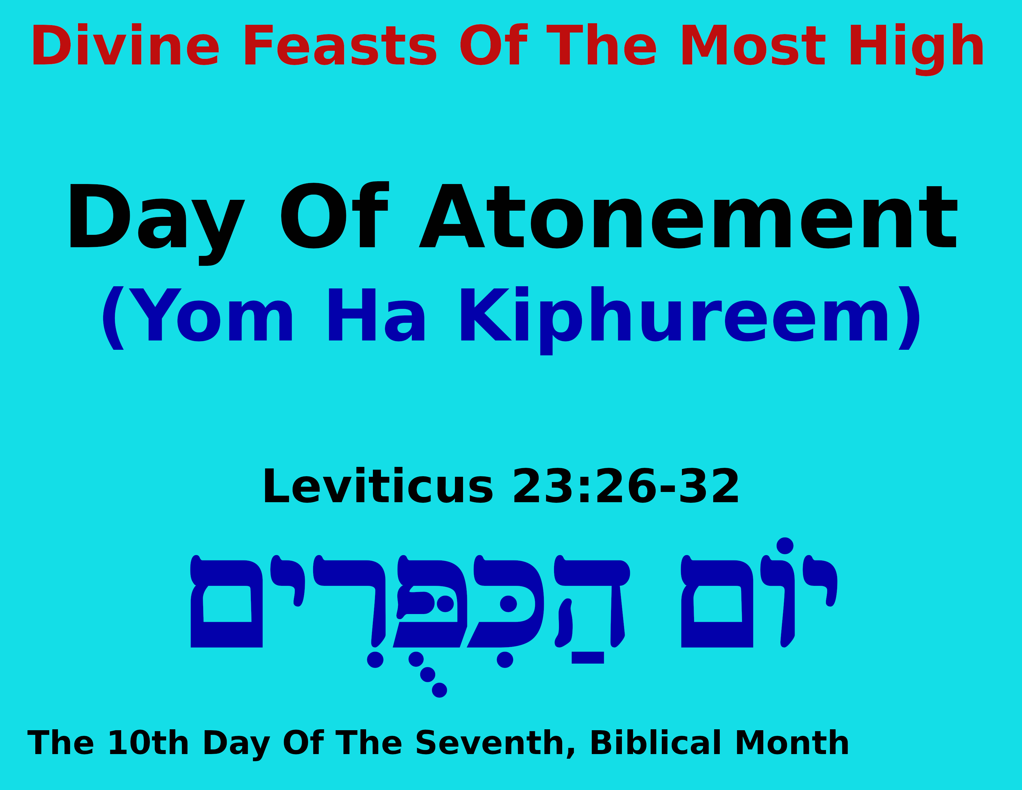 The Day Of Atonement