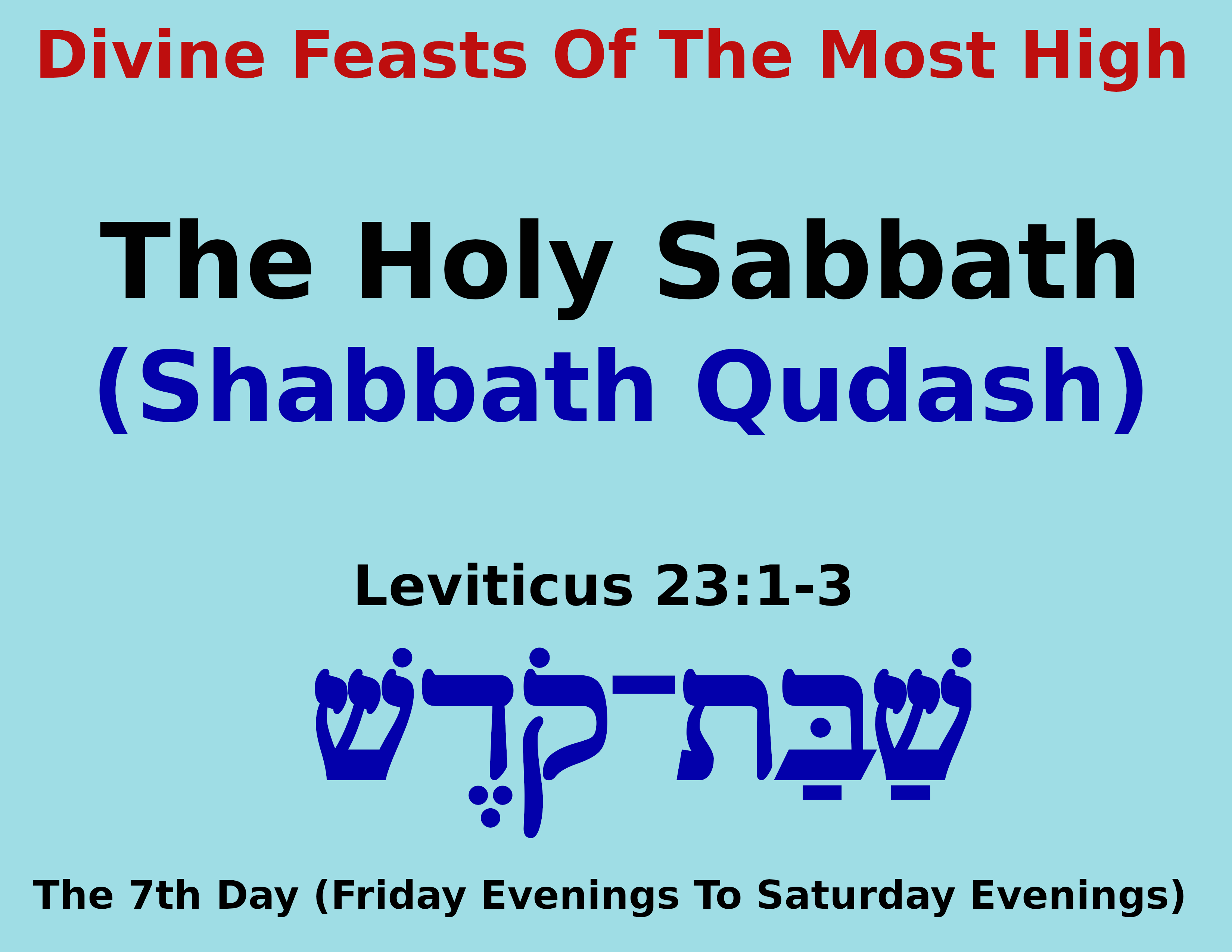 Holy Sabbath
