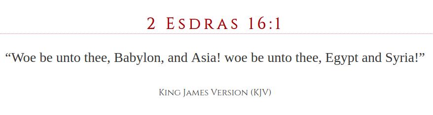 2 Esdras 16:1