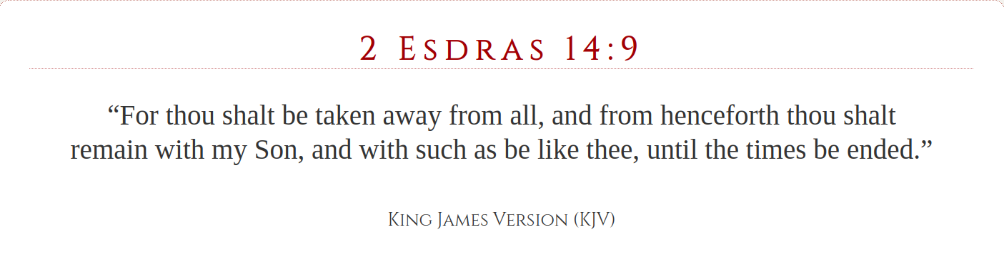 2 Ezra 14:9